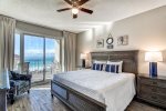 Master bedroom with king and spectacular Gulf views